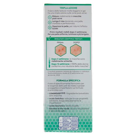 Nivea Cellular Luminous630 Anti-Macchie Siero Anti-Macchie Post Acne Perfezionatore Pelle 30 ml